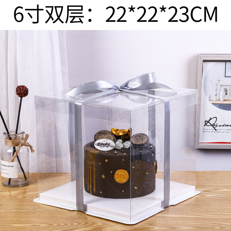 กล่องเค้กใส กล่องบรรจุภัณฑ์ของ - Event Party Box บทวิจารณ์และราคา