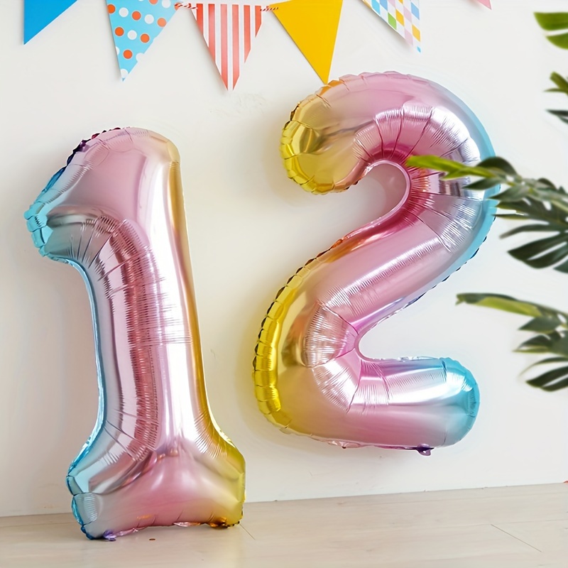 32 นิ้ว Rainbow Gradient จํานว - Balloon Pump Hand บทวิจารณ์และราคา