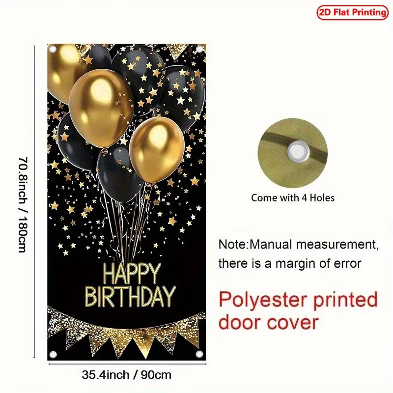 แบนเนอร์ประตู 2 มิติ, แบนเนอร์ - Party Banner Gold บทวิจารณ์และราคา